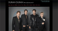 Desktop Screenshot of duranduranmusic.com